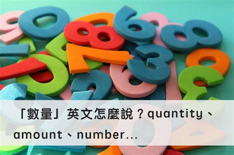 數量|quantity、amount、number、count有什么区别，怎么使用？ < 赢。